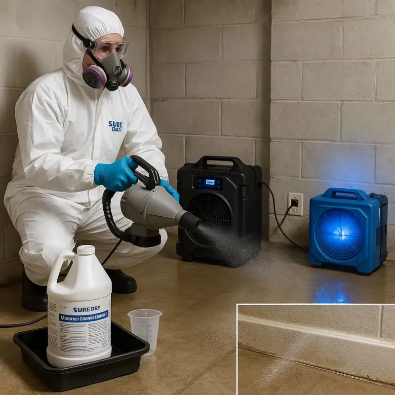 Sanitization and Odor Removal process in Ferriday, LA